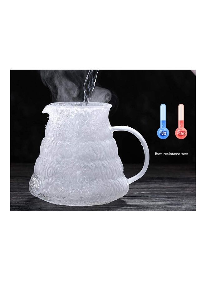 NIBEMINENT Pour Over Coffee Maker Clear 600ml - Image 4