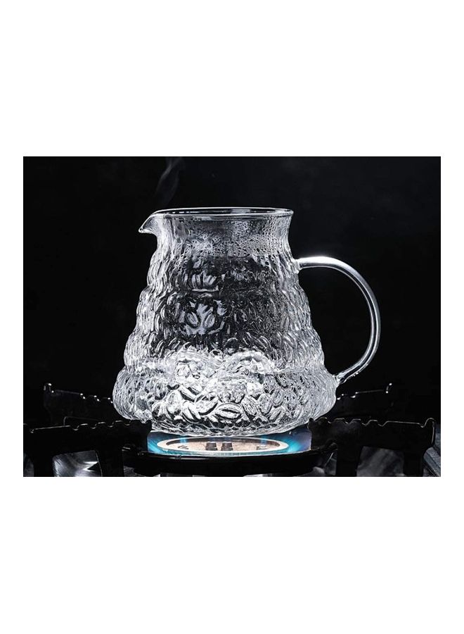 NIBEMINENT Pour Over Coffee Maker Clear 600ml - Image 3