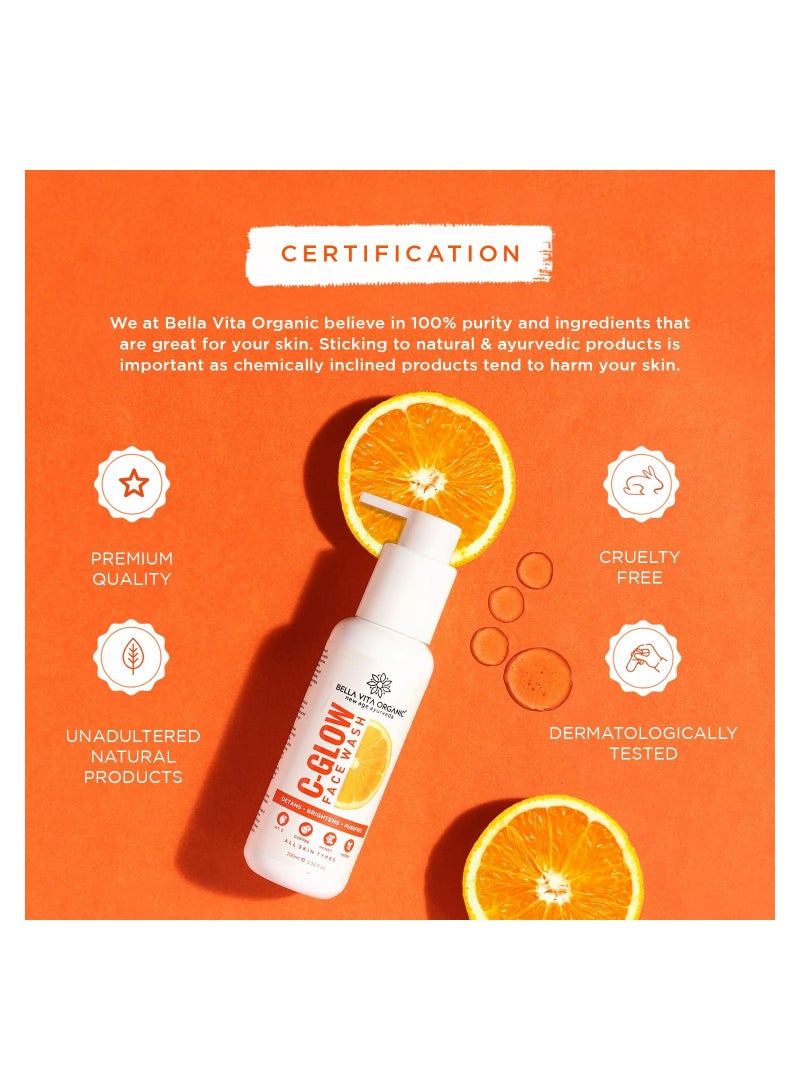 Bella Vita Organic C Glow Face Cream for Anti Blemishes Pigmentation Removal Even Skin Tone with Vitamin C Chandan for All Skin Types 50 ml - Image 4