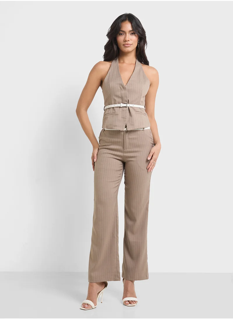 ايلا Halter Cut Vest & Pant Set