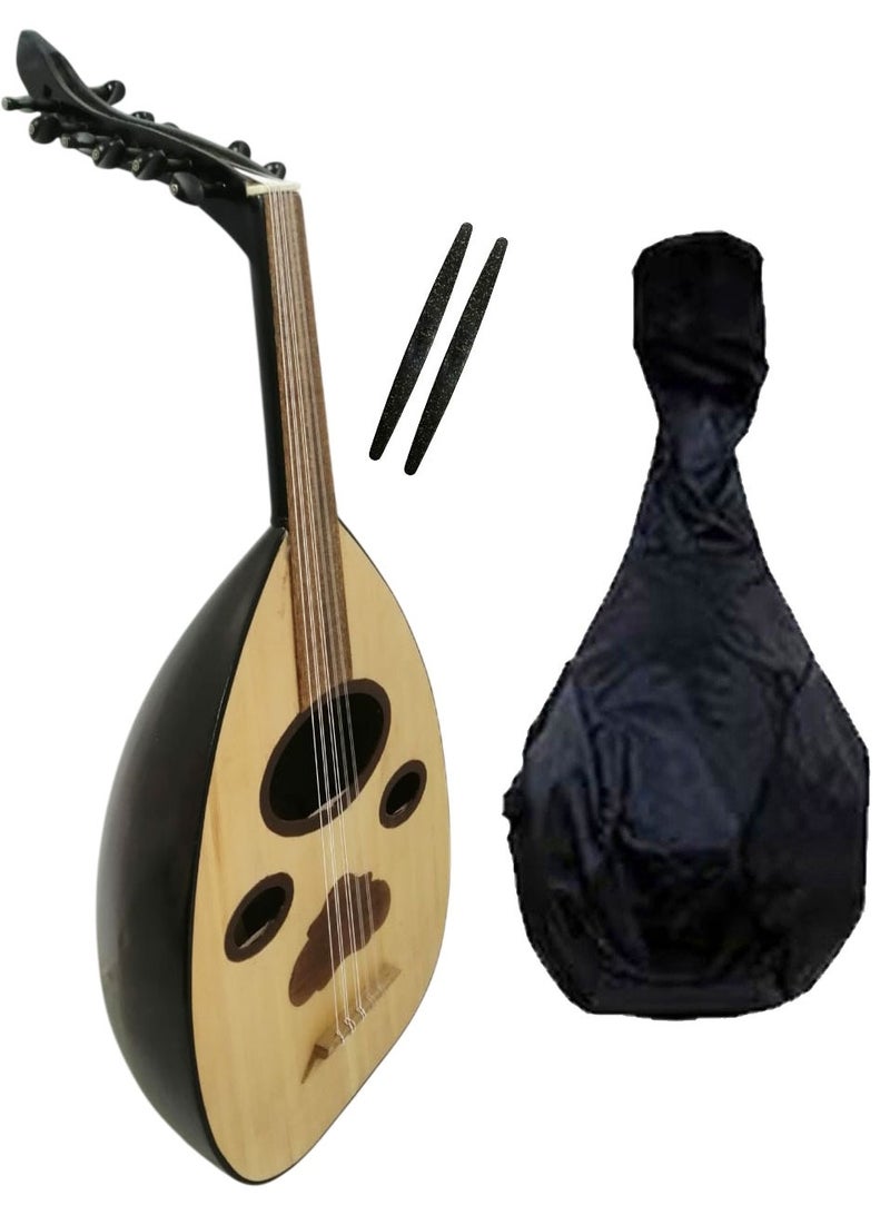 موسيقى الكرز عود موسيقي لوكس بأصابع الابنوس مع شنطة وريشة - Image 4