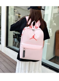 Jordans 【School season】 Printed Large Capacity Zipper Backpack School Bag Student Backpack Classic Backpack Laptop Backpack Colorful Backpack  - Image 3