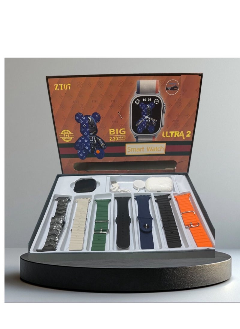 JOROBO - ZT07 ULTRA Smart Watch Ultra with 7 Set Strap and Accessories - Image 1