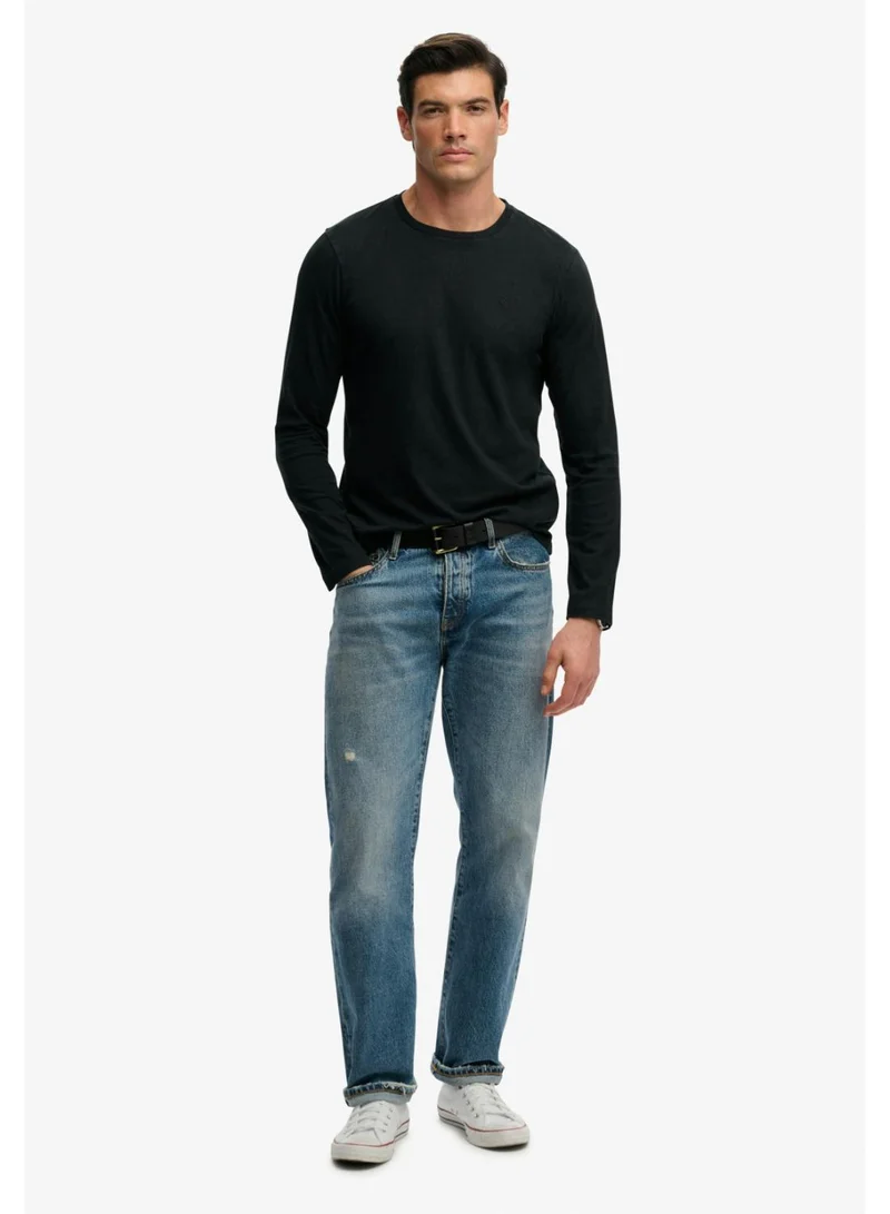 Superdry  Classic Cotton Linen Long Sleeve Top for Men | Best Price UAE