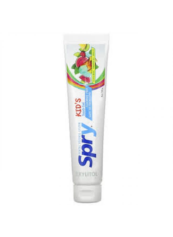 Xlear Xlear, Kid's Tooth Gel, Age 2 Years and Up, Natural Tropical Fruit, 5 oz (141 g)