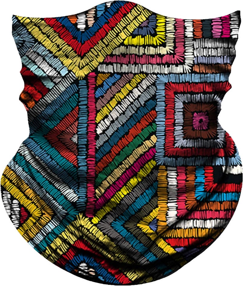 Obacle Seamless Bandana Rave Face Mask Women Men for Dust Wind Sun Protection - Image 1