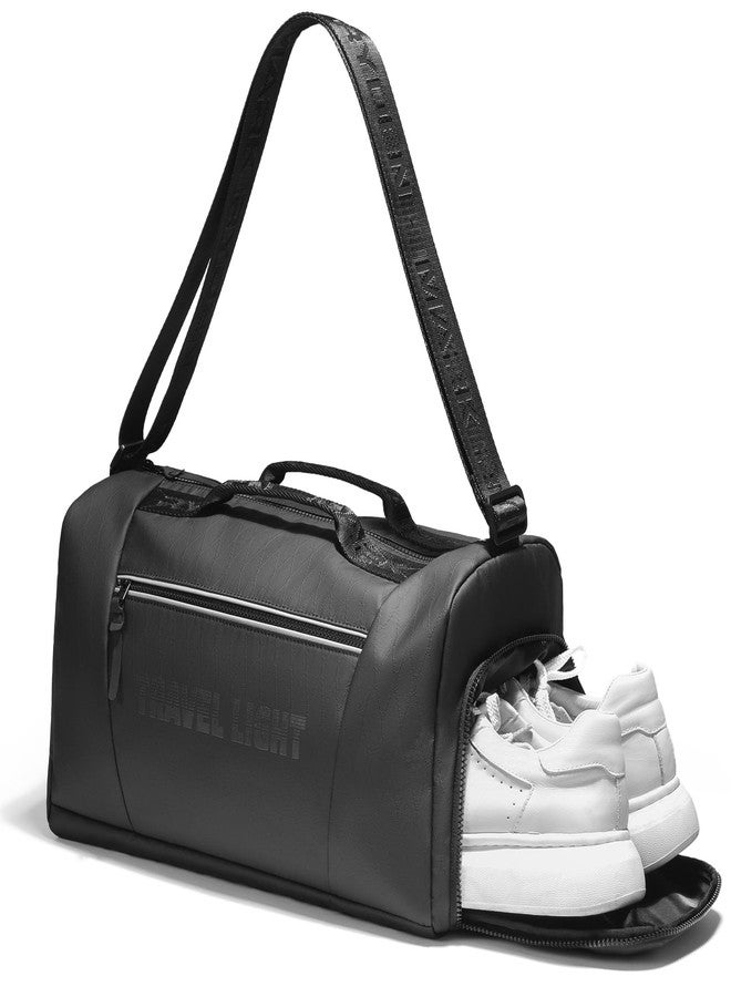 Muzee Lightweight Gym Bag for Men 17.6L Waterproof Convertible Carry Duffle Bag with Wet Pocket & Shoe Compartment - Image 1