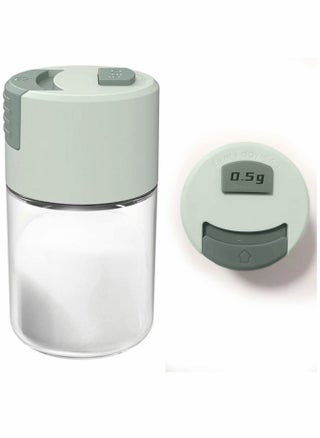 Measuring Salt, Pepper Shakers, Precise Quantitative Each Press Ration Spice Dispenser Air-Tight Clear Glass Seasoning Bottle for Kitchen Camp, Healthy Daily Intake(Green) 1/8 tsp (0.5g) - pzsku/ZB98ECCECC9210F269290Z/45/_/1661427282/544a5c0d-19e7-47ff-93fa-e827eff06d78