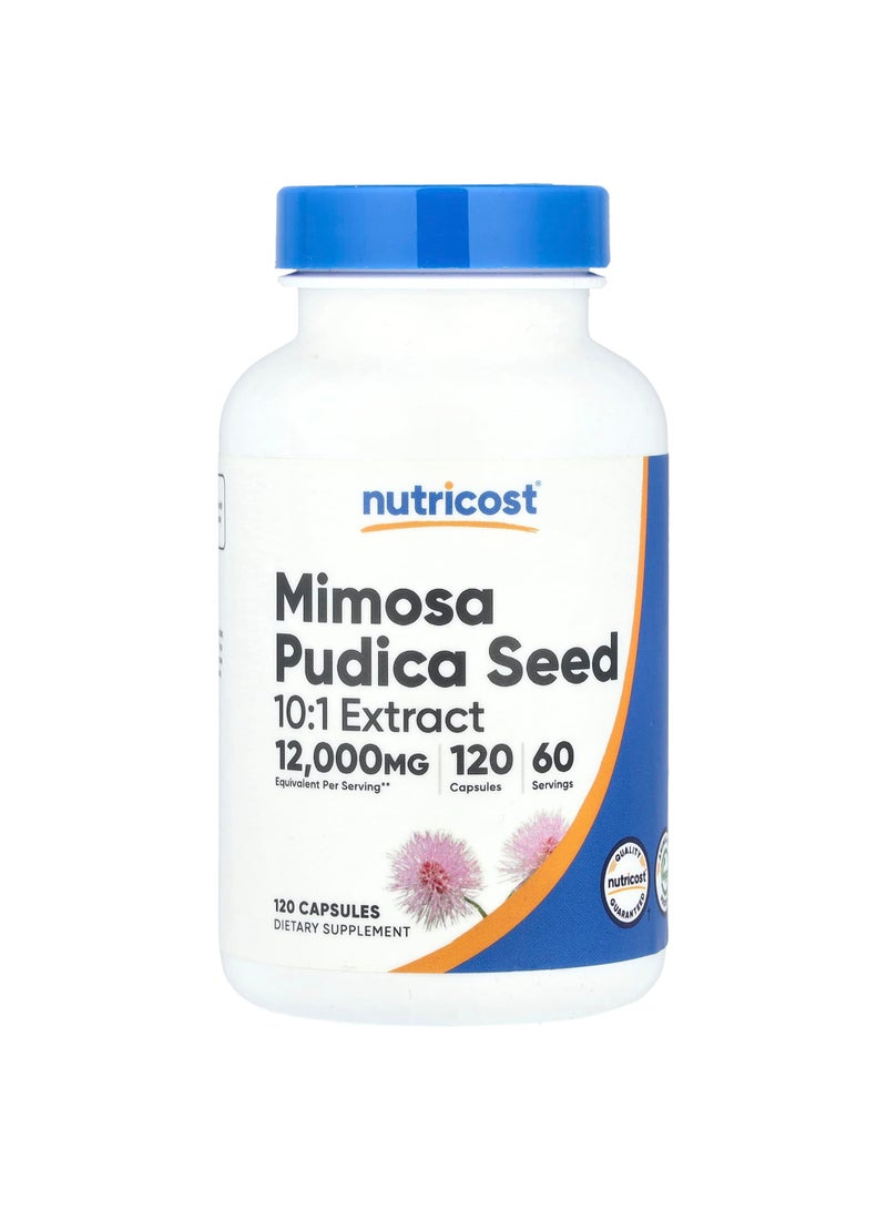 Nutricost Mimosa Pudica Seed, 120 Capsules (6,000 mg per Capsule)