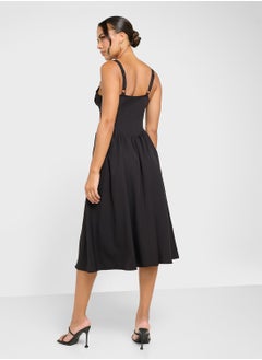 Ginger Corset Bodice Midi Sundress  - Image 2