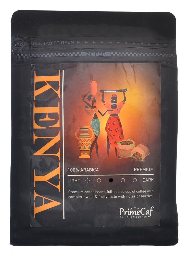 PrimeCaf Kenya Filter Coffee High Quality  , Medium Roasted 100% Arabica - 220 Grams  - Image 1