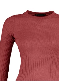 Tile High Collar Ribbed Flexible Slim Fit Knitted Blouse TWOAW20BZ0200 - pzsku/ZB98F11CACCEE329FF0CAZ/45/_/1730941025/46c7a122-daaf-4952-acf9-e9bae617b004