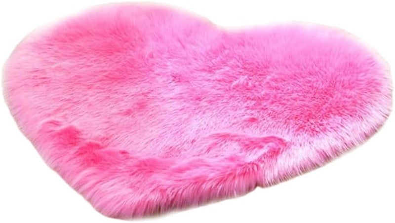 سجادة وسادة على شكل قلب غير قابلة للانزلاق ناعمة ورقيقة لغرفة النوم وغرفة المعيشة والحضانة - Image 2