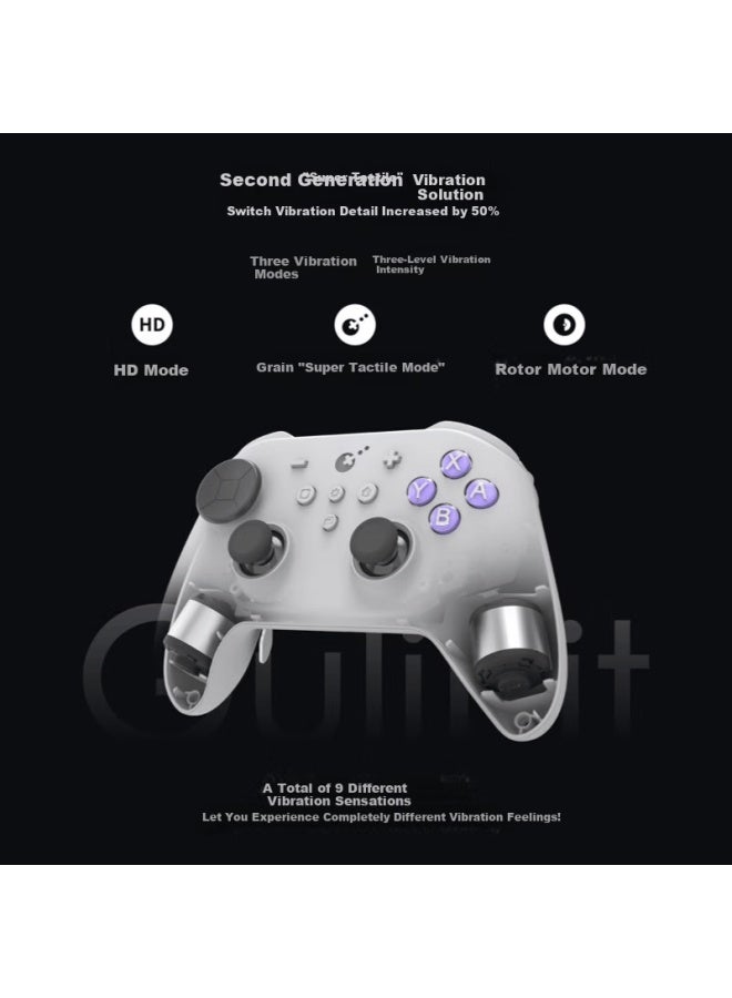 Gulikit Tt Max Wireless Gaming Controller For Switch 2 Bluetooth One-key Wake Adjustable Force Symmetric Tmr Joystick Ps5 Android Xbox Pc Steam - Image 2