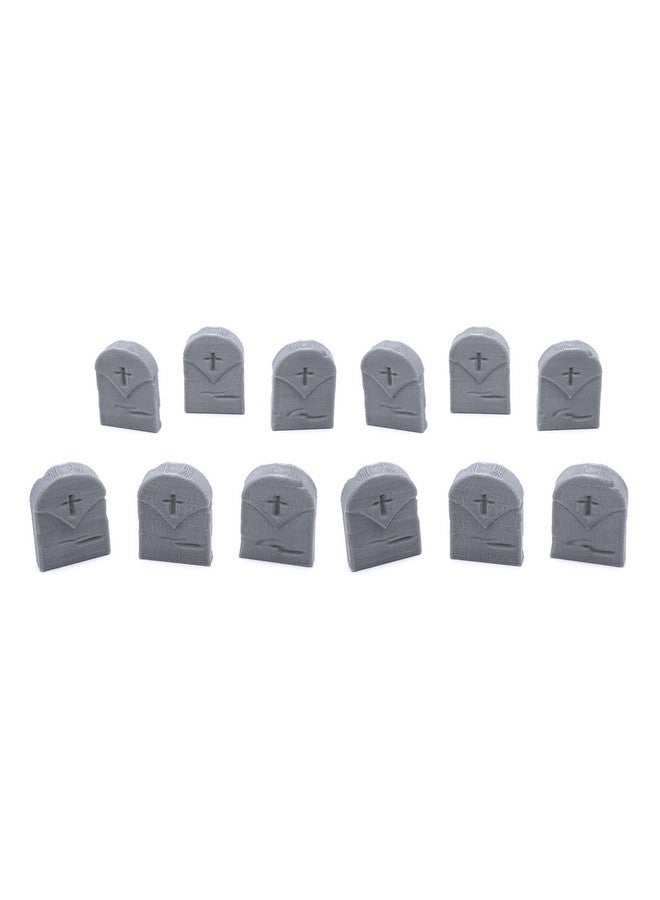 EnderToys Mausoleum Graveyard Tombstones, 3D Printed Tabletop RPG Scenery and Wargame Terrain 28mm Miniatures - Image 4