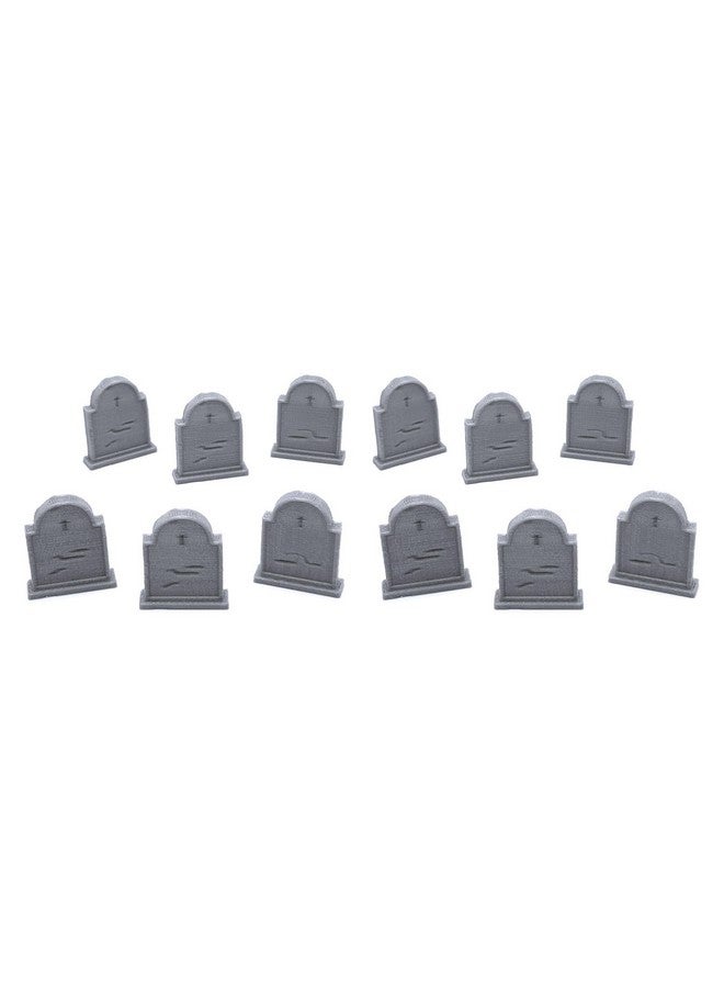 EnderToys Mausoleum Graveyard Tombstones, 3D Printed Tabletop RPG Scenery and Wargame Terrain 28mm Miniatures - Image 5