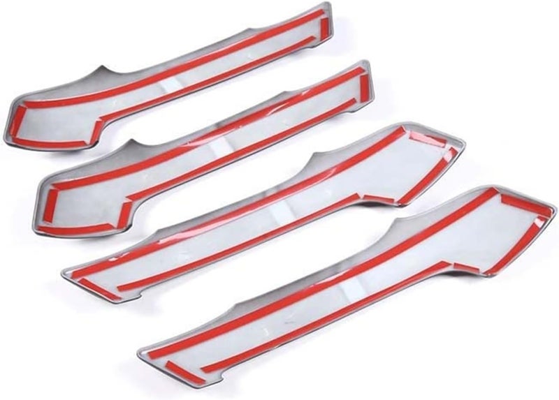 Wivplex ABS Matt Black Door Handle Stickers for Toyota Prado FJ150 - Image 4