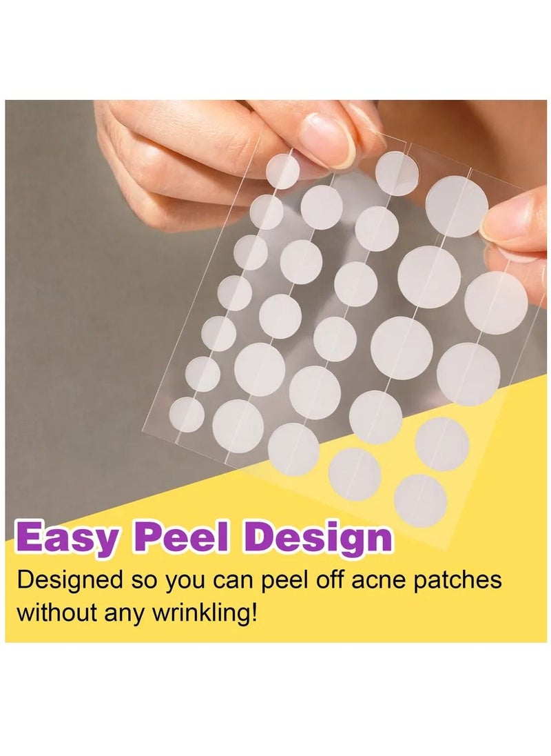 Elaimei 192 Pieces Acne Patches Cute Pimple Patches Pain and Scar Free Patches Acne Care Pimple Patch Absorbing Cover Acne Spot Treatment Stickers for Face & Skin Spot Patch Unisex  - Image 5