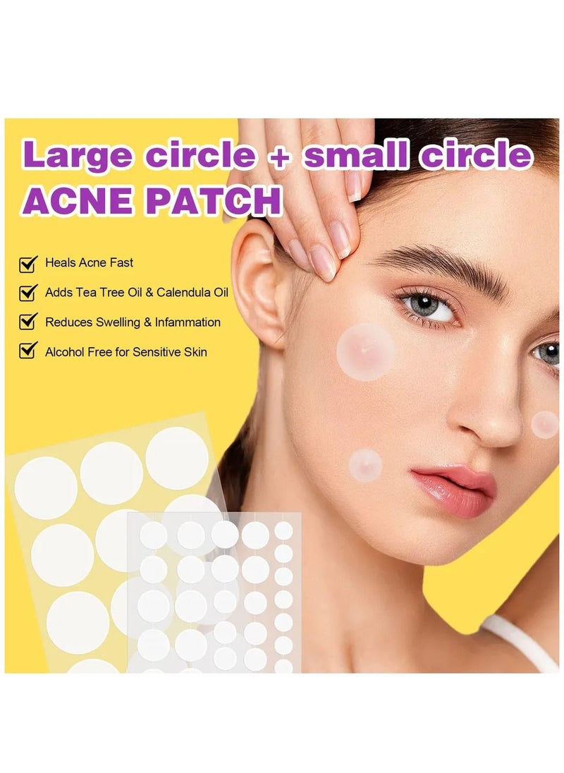Elaimei 192 Pieces Acne Patches Cute Pimple Patches Pain and Scar Free Patches Acne Care Pimple Patch Absorbing Cover Acne Spot Treatment Stickers for Face & Skin Spot Patch Unisex  - Image 2