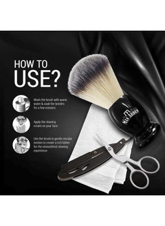 Man Arden Premium Shaving Brush With Extra Soft Bristles  - Image 5