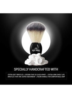Man Arden Premium Shaving Brush With Extra Soft Bristles  - Image 4