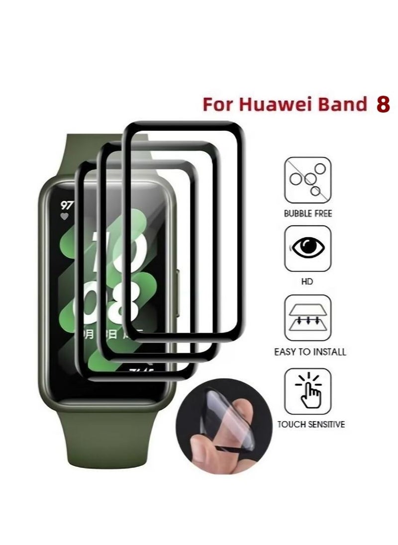 Generic 4 pcs PMMA 3D screen protector for Huawei Band 8  - Image 5
