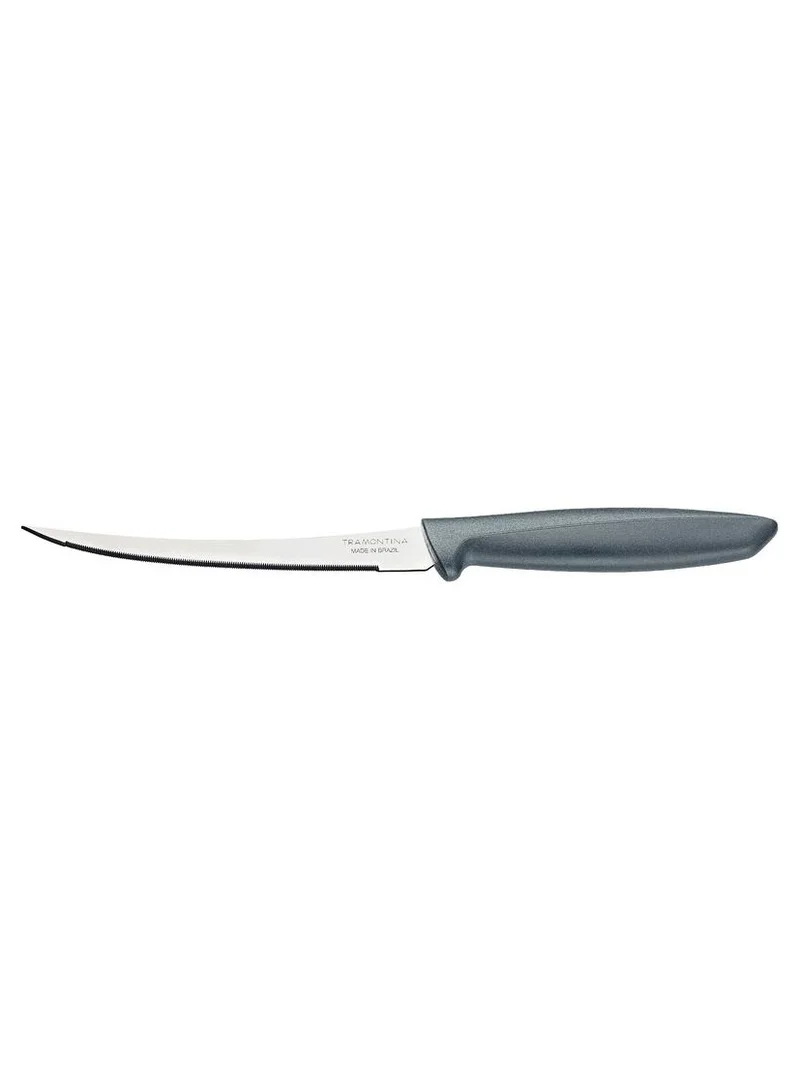 ترامونتينا Tramontina Plenus 5 Inches Tomato Knife with Stainless Steel Blade and Grey Polypropylene Handle