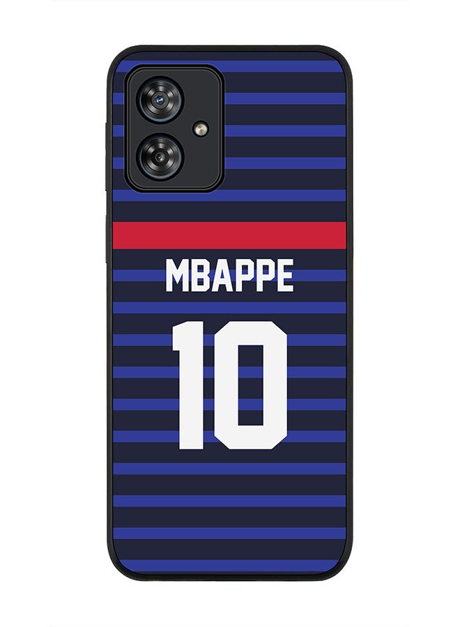 Stylizedd Rugged Black Case for Motorola Moto G54 / Motorola Moto G54 Power / Motorola Moto G64 5G  -Football Team -France,Player Name - Mbappe - Image 1