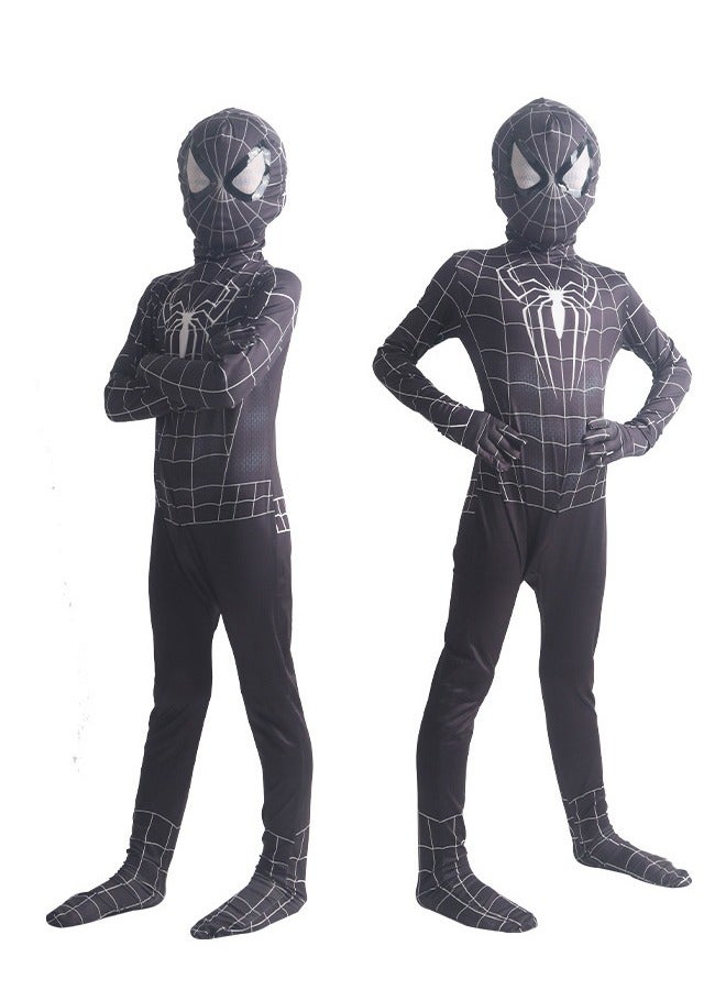 Loquat Kids Spiderman Costume Black - Image 2