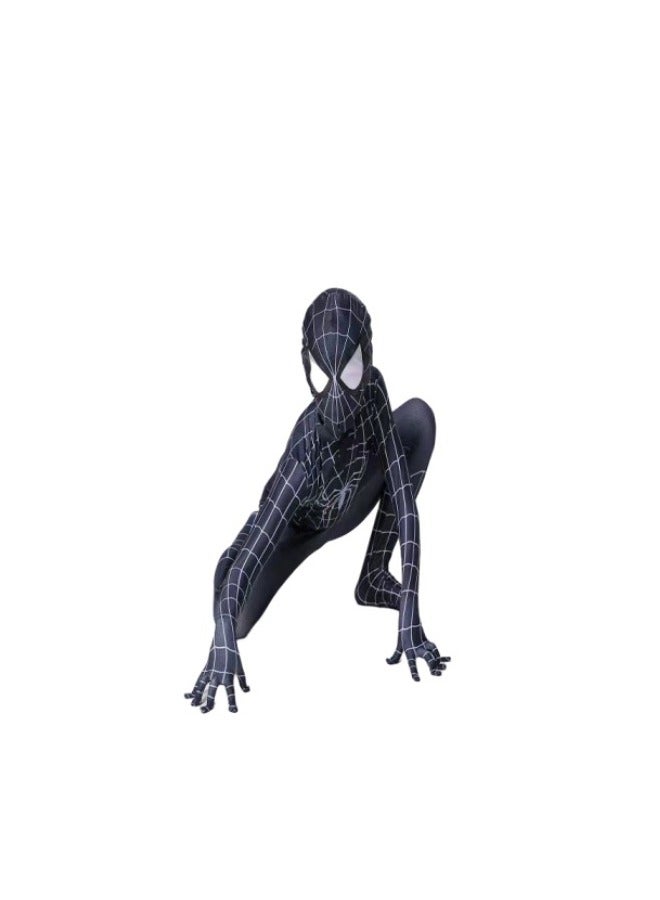 Loquat Kids Spiderman Costume Black - Image 5