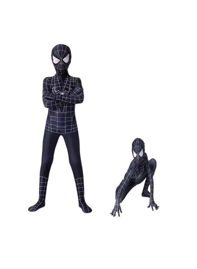 Loquat Kids Spiderman Costume Black - Image 4