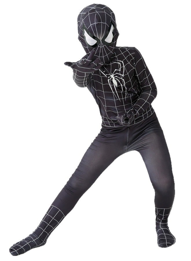 Loquat Kids Spiderman Costume Black - Image 1