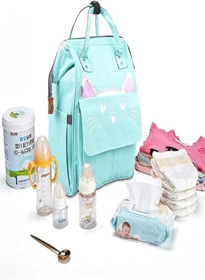 diaper bag Cartoon Baby Diaper Backpack – Multifunctional Bag with Large Capacity, Design for Traveling Parents – Stylish & Practical Baby Diaper Bag