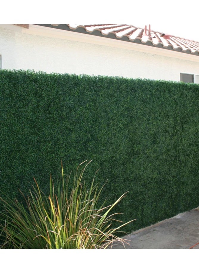 HOME TASTE 5-Pack 40x60cm Artificial Grass Panels | Realistic Green Wall for Indoor & Outdoor Privacy | Low-Maintenance Faux Grass Fence for Garden, Balcony, Villa  - Image 5