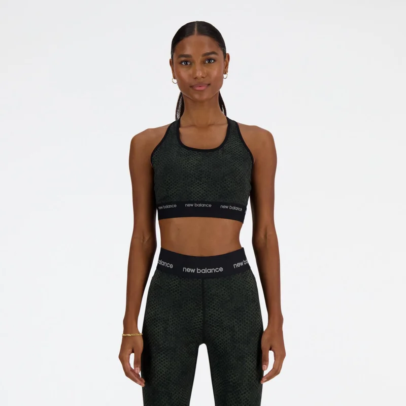 Women's NB Sleek Medium Support Printed Sports Bra