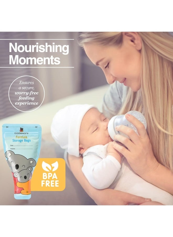 Kiddieware 30 pack Baby Formula Storage Bags Dispenser Disposable Baby Formula Container - Image 5