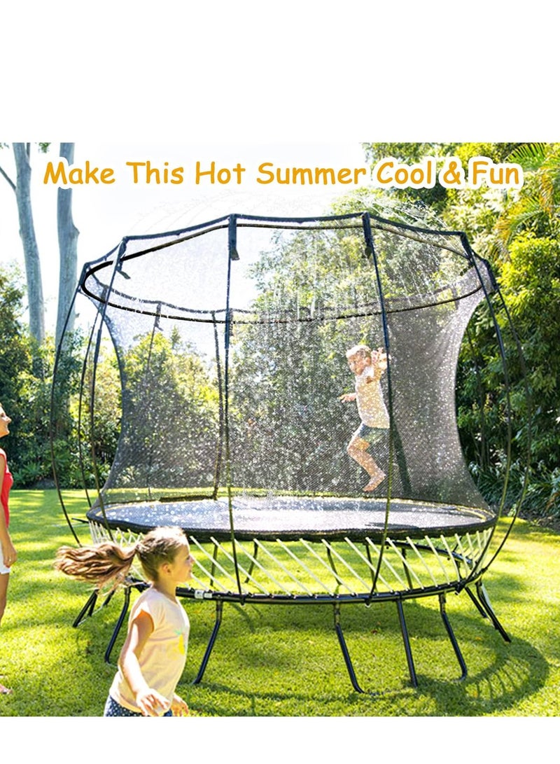 SYOSI Trampoline Sprinkler for Kids, Outdoor Backyard Water Park Fun, Summer Water Sprinkler Toys for Boys and Girls, 15M/49.2FT Long for Ultimate Splash Adventures - Image 5