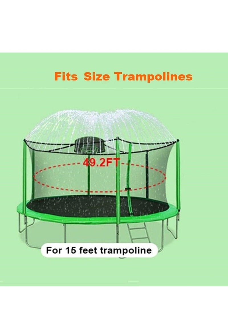 SYOSI Trampoline Sprinkler for Kids, Outdoor Backyard Water Park Fun, Summer Water Sprinkler Toys for Boys and Girls, 15M/49.2FT Long for Ultimate Splash Adventures - Image 4