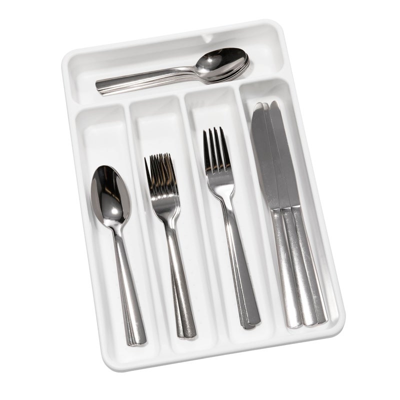 madesmart Value Mini Silverware Tray, White - Image 1
