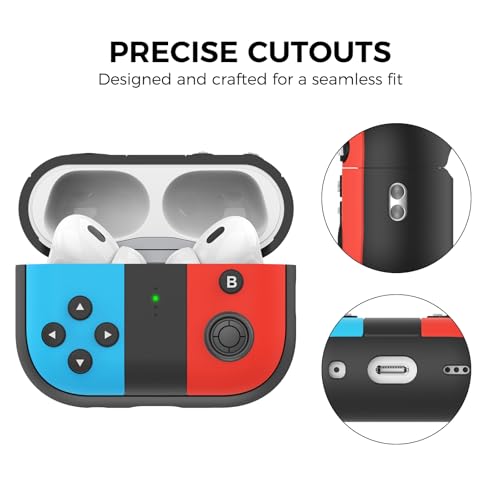 TRONWIN Silicone Airpods Pro 2 Case Protective Cover Skin Gamepad Design for Airpods Pro 2022 - Image 4