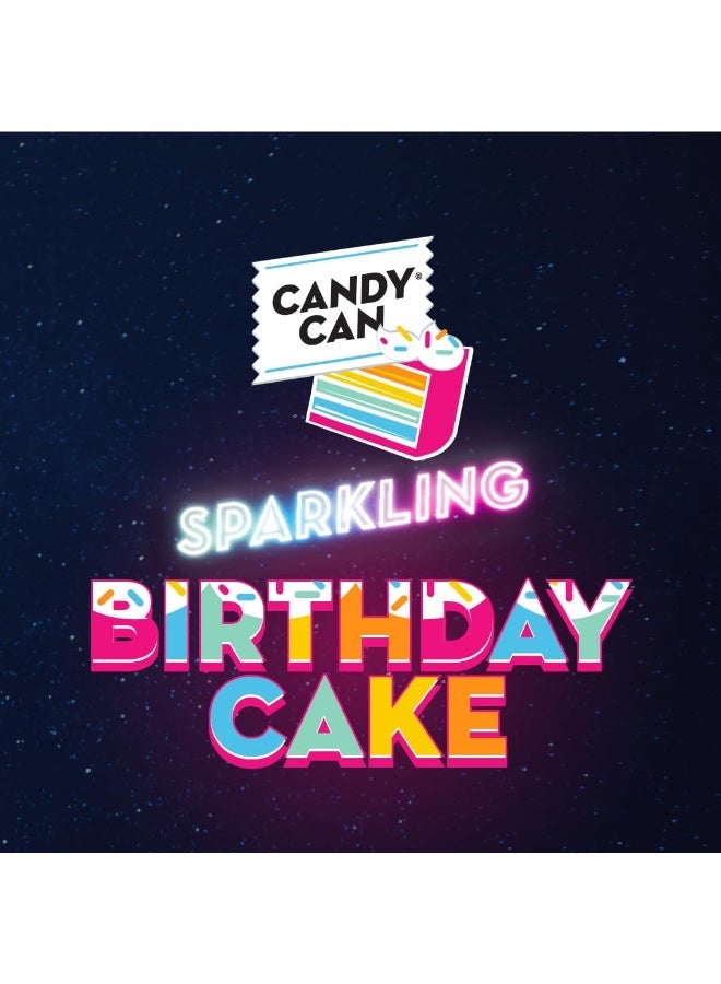 Candy Can Sparkling Birthday Cake Flavour Drink - Zero Sugar - 330 ml - Image 4