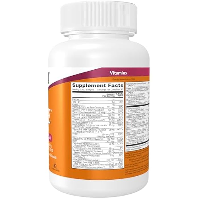 now Supplements, Eve™ Women's Multivitamin with Evening Primrose, Cranberry, Green Tea, Horsetail Silica & CoQ10, 90 Softgels - Image 2
