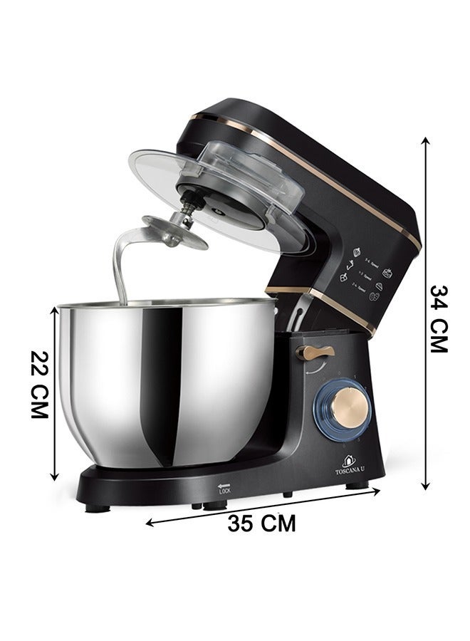 TOSCANA U Electric Mixer Toscana U, 7L, 1400W, with Lid and LED Light - Image 5