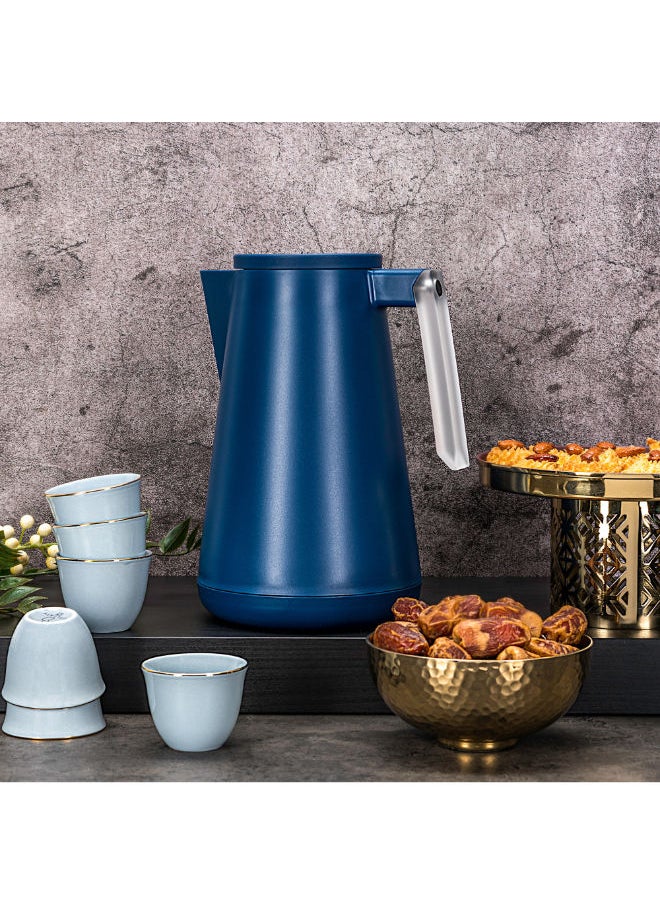 Dallaty - Vacuum Flask Plastic Abundance Blue 1L - Image 1