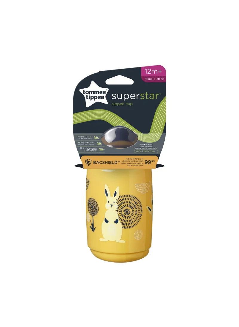 تومي تيبي Tommee Tippee Sippee Trainer Cup Sippy Bottle For Toddlers, Leakproof 390ml, 12M+