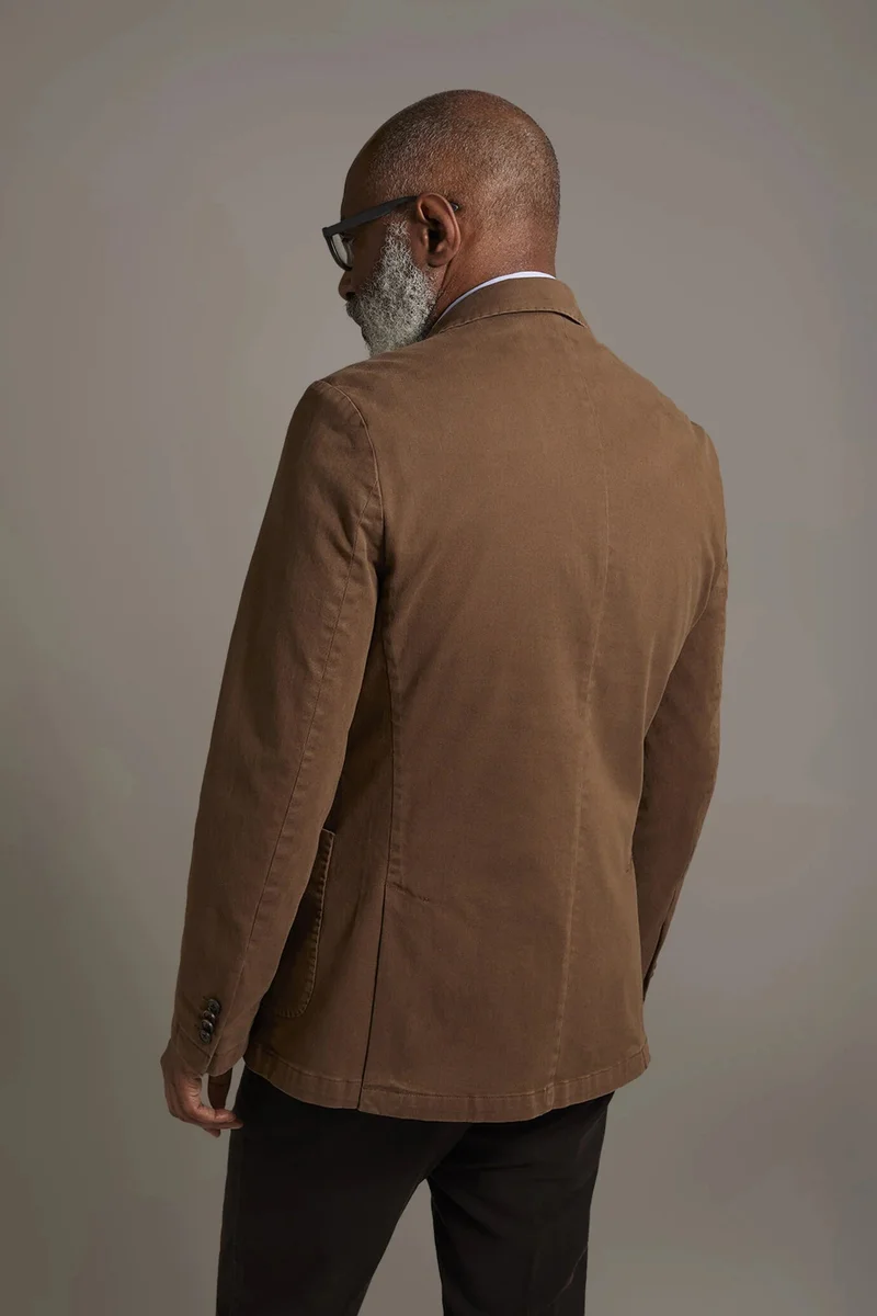 Doppelganger  Single-breasted jacket with patch pocket - Camel for Men | Best Price UAE