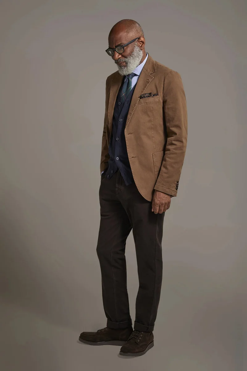 Doppelganger  Single-breasted jacket with patch pocket - Camel for Men | Best Price UAE