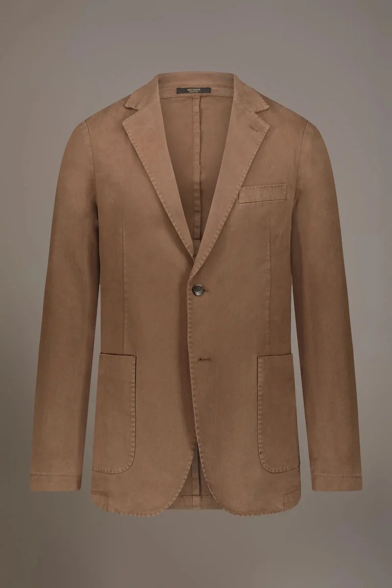 Doppelganger  Single-breasted jacket with patch pocket - Camel for Men | Best Price UAE