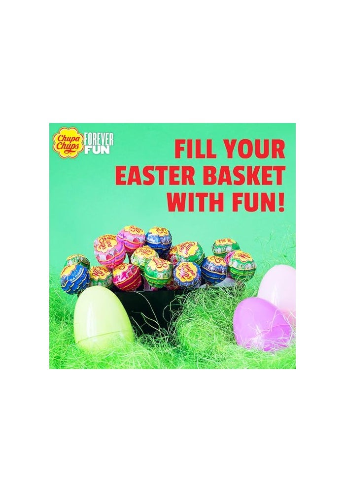 Chupa Chups Best Of Lollipop Assortment Five Flavors Easter Candy Easter Basket Essentials Stuffers for Kids and Adults Individually Wrapped 253 Ounce Drum 60 Suckers - Image 5