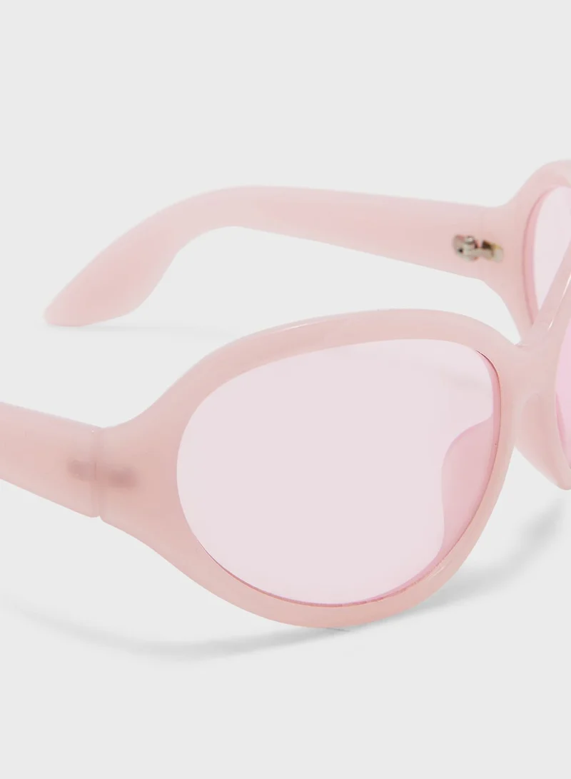 Ginger Oversized Wrap Around Sunglasses